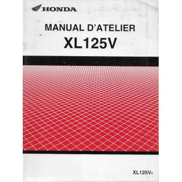 HONDA XL 125 V4 de 2004 (manuel additif 11 / 2003)
