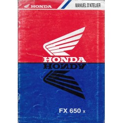 HONDA FX 650 X de 1999 (manuel atelier additif)