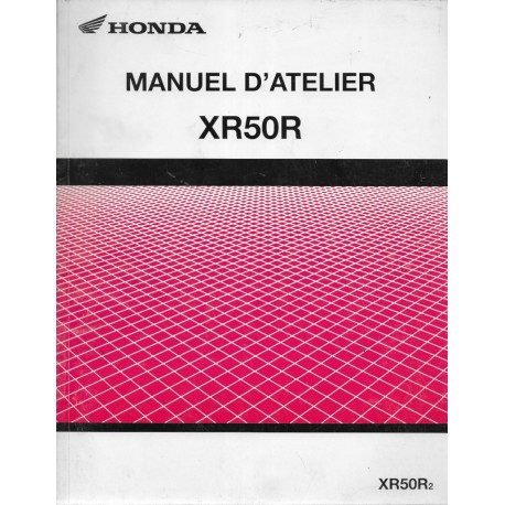 HONDA  XR 50 R de 2002 (manuel atelier 10 / 2001)
