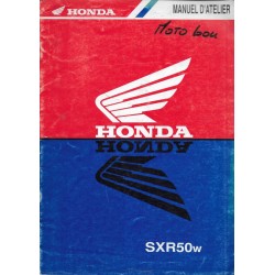 HONDA SXR 50 W (manuel atelier additif)