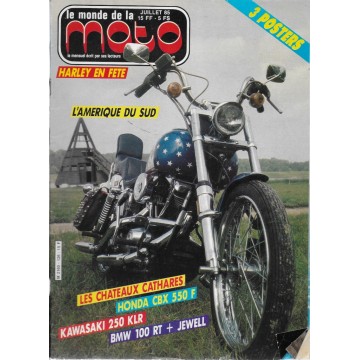 MONDE de la MOTO n° 126 juillet 1985