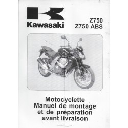 Kawasaki Z 750 / ABS de 2007 (Manuel assemblage 02 / 2007)