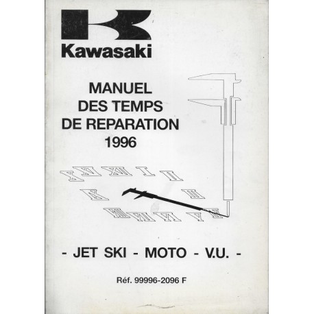 KAWASAKI gamme 1996 (Barème temps réparation Motos) 