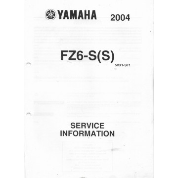 Yamaha FZ6-N (S) et FZ6-N (T) de 2004 / 05 (informations techniques)