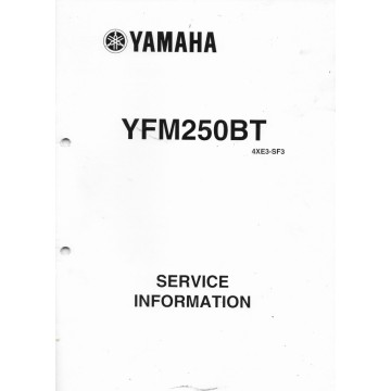 YAMAHA YFM 250 XL 1999 et 2003 (SF1 + SF3)