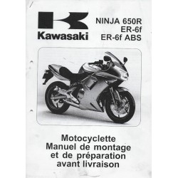 Kawasaki Ninja 650 R ER-6F de 2006 (Manuel assemblage 10 / 05)