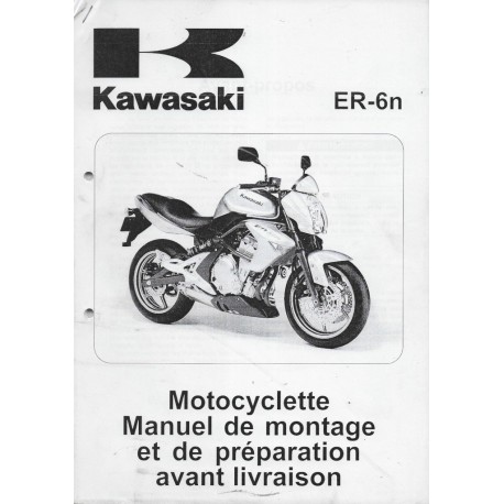 Kawasaki Ninja 650 R ER-6n de 2006 (Manuel assemblage 08 / 05)