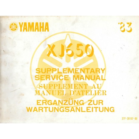 YAMAHA  XJ 650 1983
