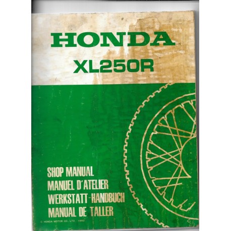 HONDA XL 250 R Gros supplément de 1982