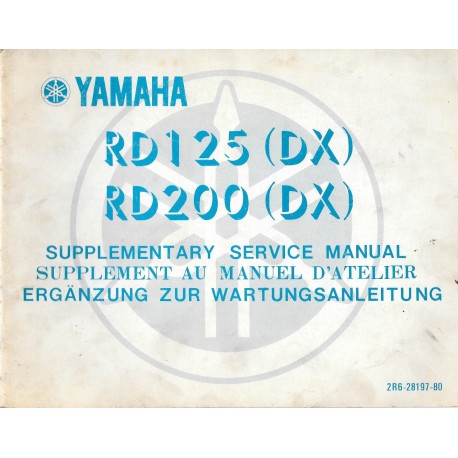 YAMAHA  RD 125 / 200 DX