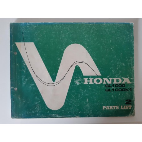 Catalogue pièces détachées HONDA GL1000