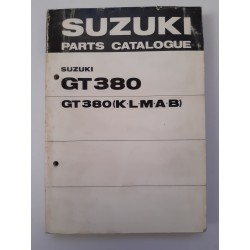 Catalogue de pièces détachées SUZUKI GT 380