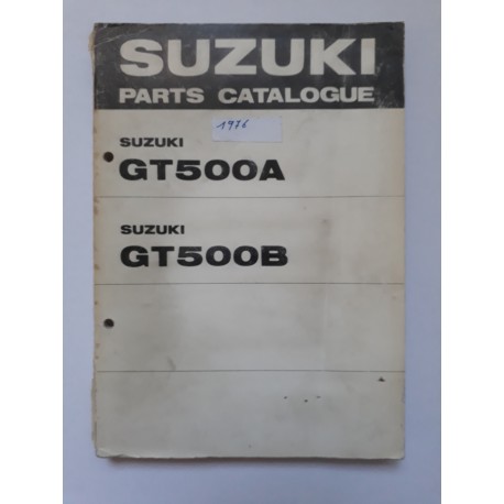 Catalogue de pièces détachées SUZUKI GT 500