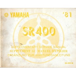 YAMAHA  SR 400 type 4G4