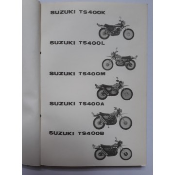 Catalogue de pièces détachées SUZUKI TS 400