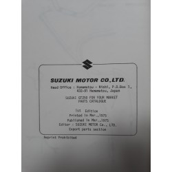 Catalogue de pièces détachées SUZUKI GT 250