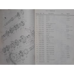 Catalogue de pièces détachées SUZUKI GT 250
