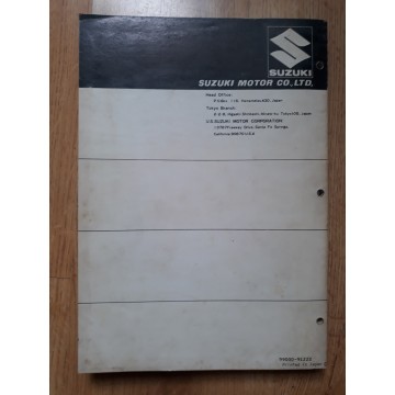 Ctalogue de pieces detachees SUZUKI T350, T350II, T350R