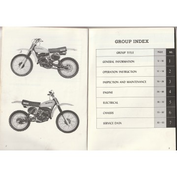 OWNER'S MANUAL SUZUKI RM 125