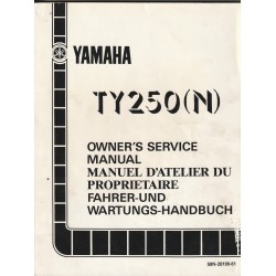 YAMAHA TY 250 (N)de 1988 type 59N