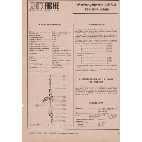 OSSA 250 EXPLORER