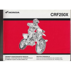 HONDA CRF 250 X (Manuel de base 02 / 2004)