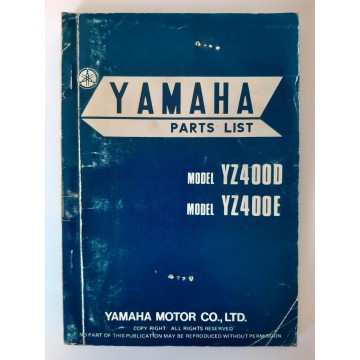 YAMAHA YZ400E/D