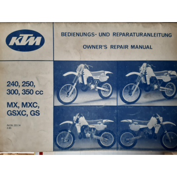 KTM 240.250.300.350
