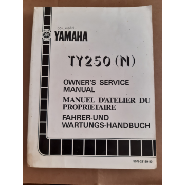 YAMAHA TY 250 (N)de 1985 type 59N (10 / 1984)