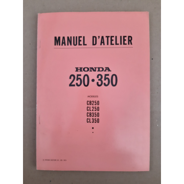 HONDA CB 250  / CB 350 (Manuel  atelier 04 / 1969)