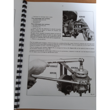 PEUGEOT moteur 49 cc à clapet  (manuel atelier mars 1981)