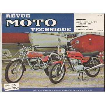 Honda CB 125 T / TII  (77/88) - Bultaco Sherpa 125 à 350