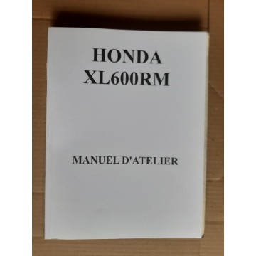 HONDA XL 600 RM (manuel de base)  MAI 1986