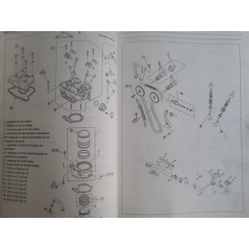 KAWASAKI KLR 650  de 1995 (Manuel atelier additif 10 / 94)