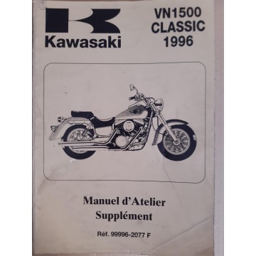 KAWASAKI VN 1500 Classic (Manuel atelier additif de 1996)