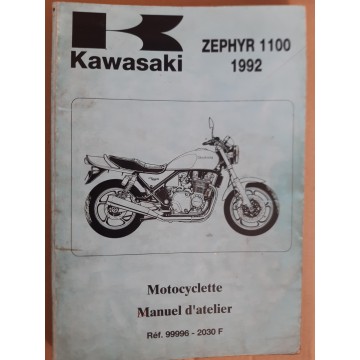 Manuel atelier KAWASAKI ZEPHYR 1100 A1  de 1992