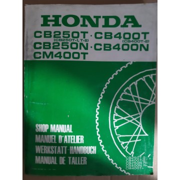 HONDA CB 250 T / N et CB 400 T / N (Manuel  de base) Novembre1978