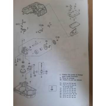 KAWASAKI STINGER ZXR 750 H1  (Manuel atelier 06 /1989)