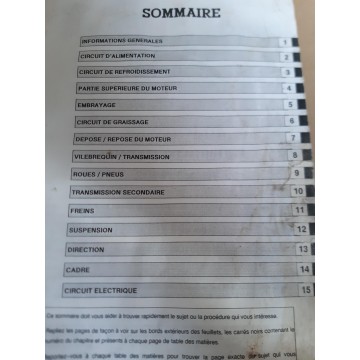 Manuel atelier KAWASAKI ZXR-400 L1  (1991)