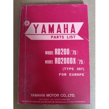 YAMAHA RD 200