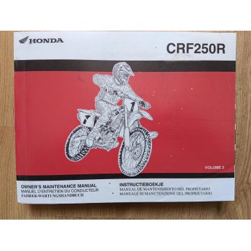 HONDA CRF 250 R (Manuel de base 01 / 2004 ) en français
