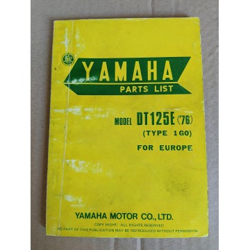 YAMAHA DT 125 E 1976