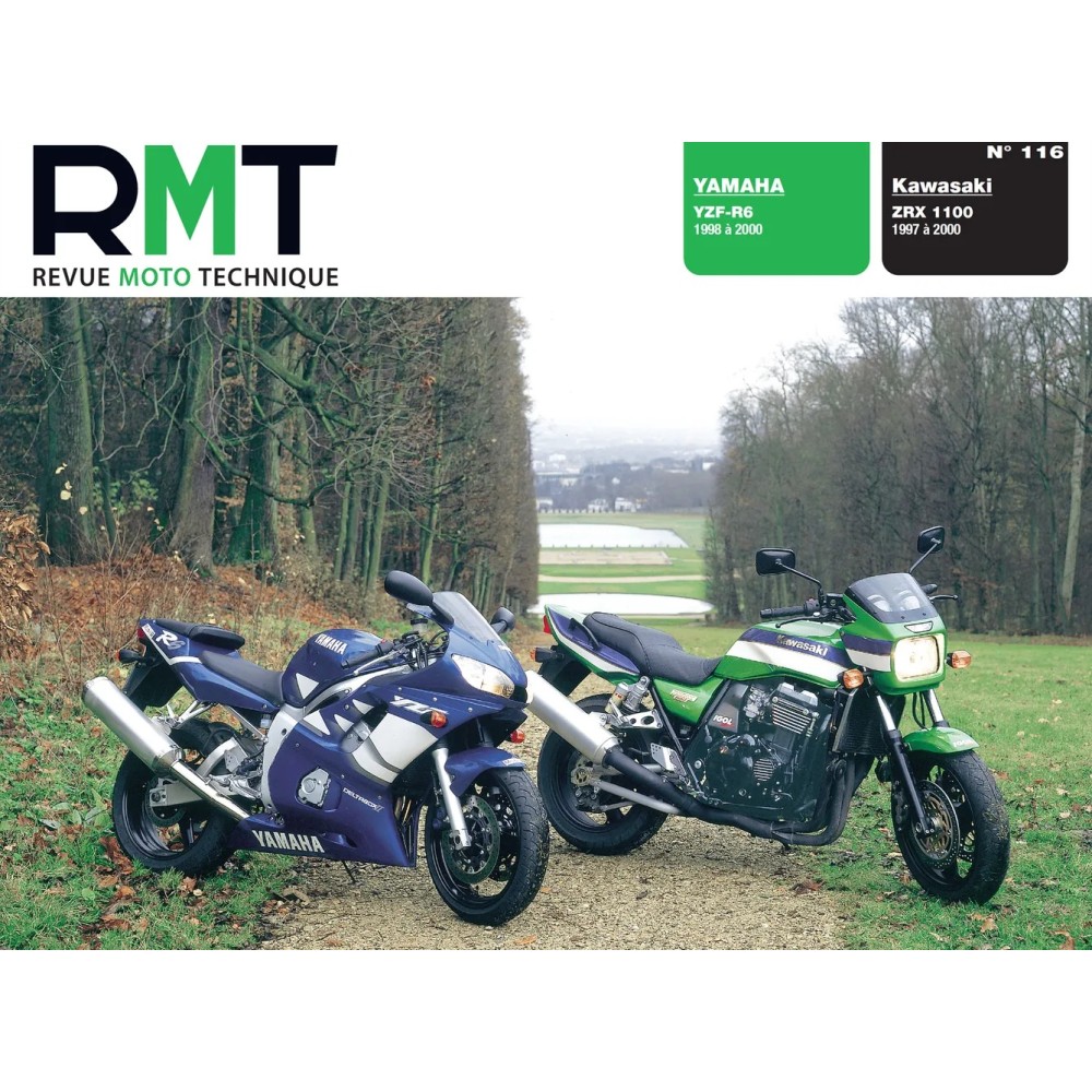 Yamaha YZF-R6 (99 / 00) - Kawasaki ZRX 1100 (97 / 00) RMT 116