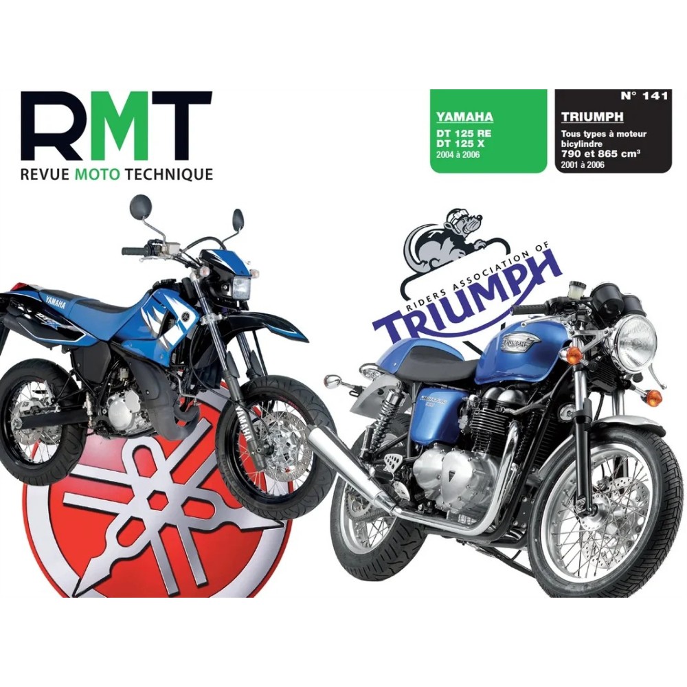 Yamaha DT 125 R / X (2004 / 06) - Triumph 790 / 865 (2001 / 06) RMT 141