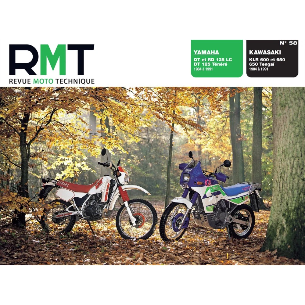 Yamaha RD/DT 125 LC / Ténéré (85/91) - Kawa KLR 600/650 (84/91)