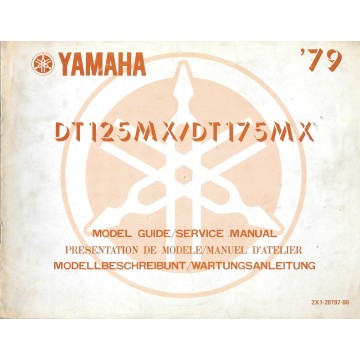 YAMAHA  DT 125 MX 2X1 1979