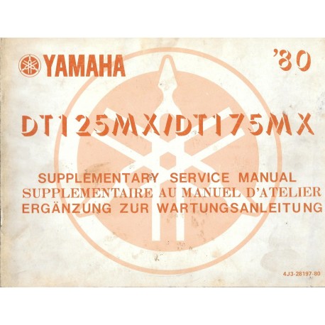 YAMAHA  DT 125 MX 1980