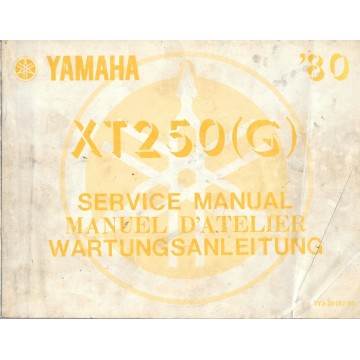 YAMAHA  XT 250 1980