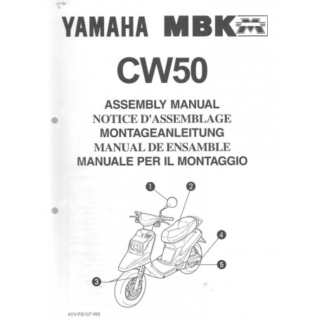 YAMAHA CW 50 1998 assemblage