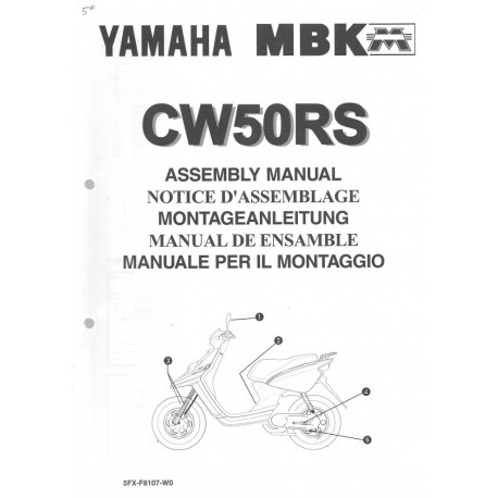 YAMAHA CW 50 RS 1998 assemblage